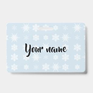 Snowflakes Badge