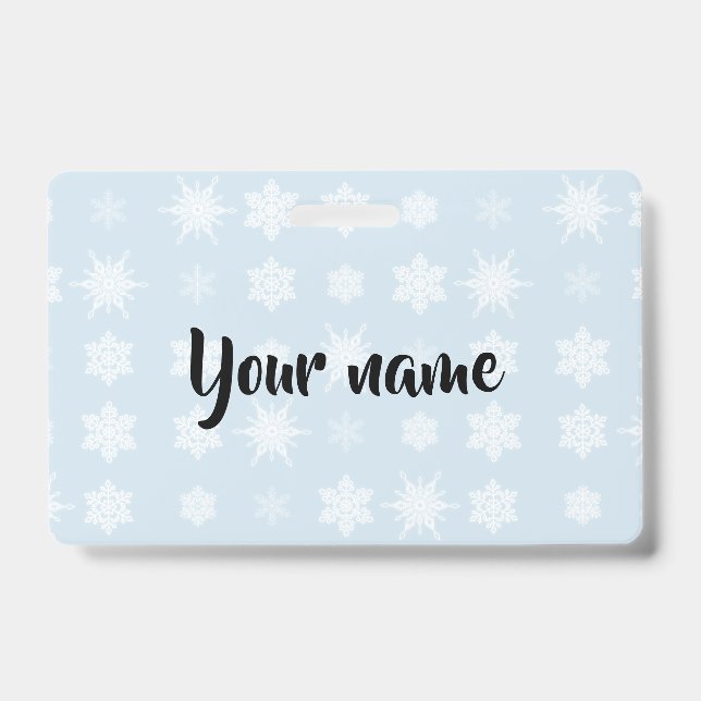 Snowflakes Badge (Front)