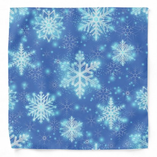 Snowflakes Bandana