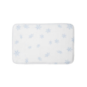 Snowflakes Bathroom Mat