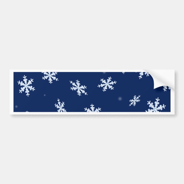 Snowflakes Bumper Sticker (Front)