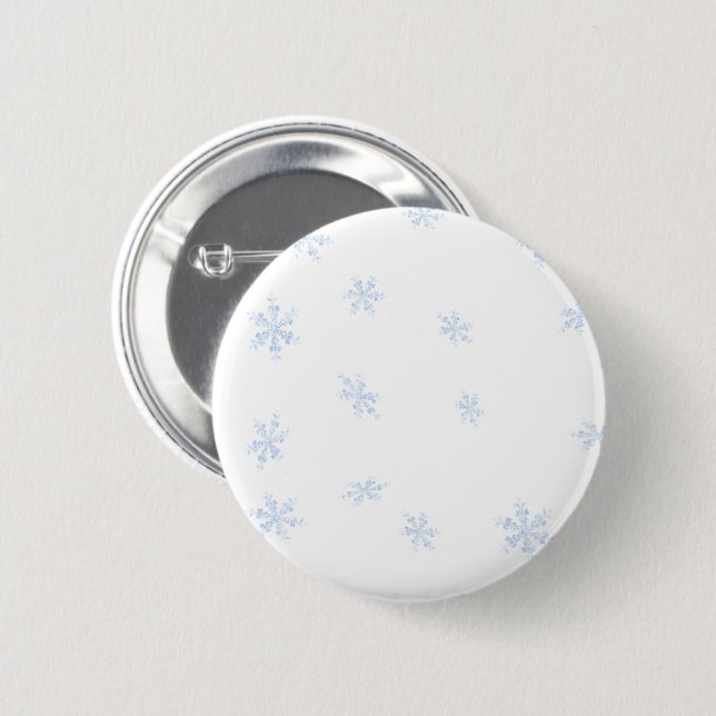 Snowflakes Button (Front & Back)