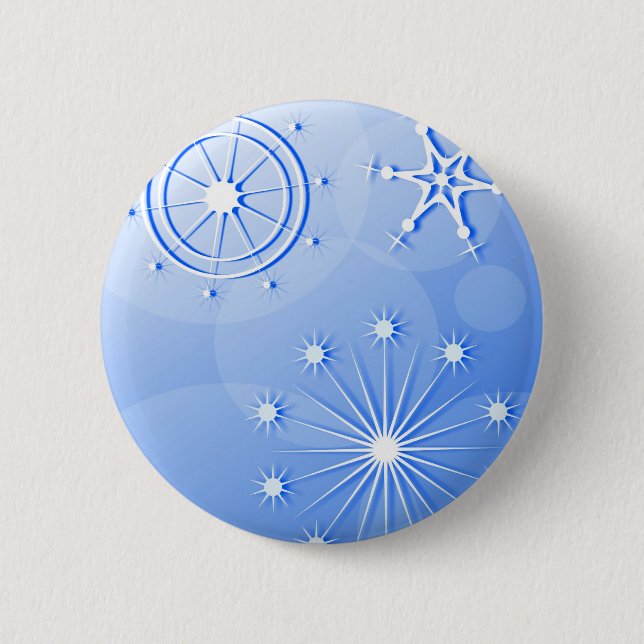 Snowflakes Button (Front)