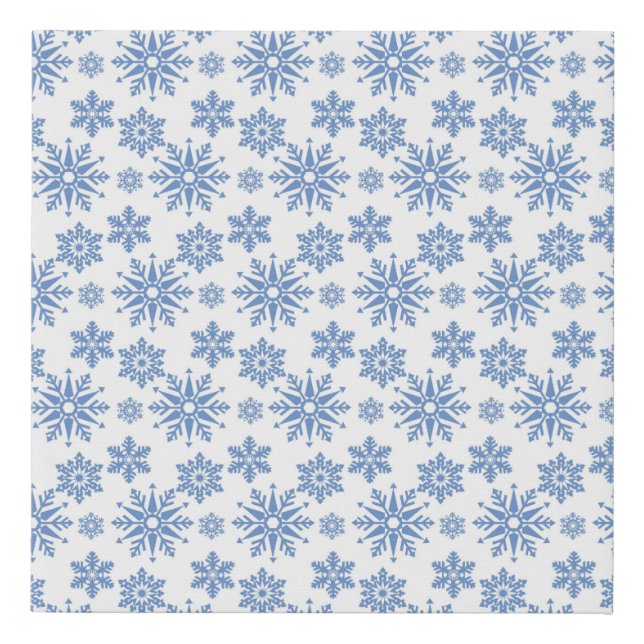 Snowflakes Canvas Print (Front)