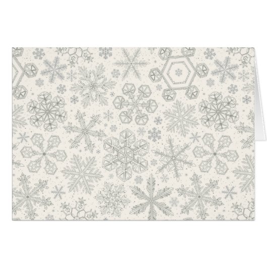 Snowflakes Cards (Front Horizontal)