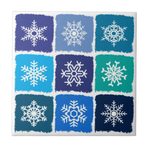 Snowflakes Ceramic Tile