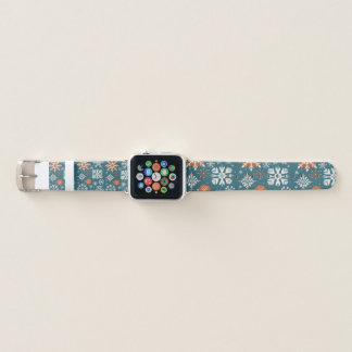 Snowflakes & Cheer Apple Watch Band
