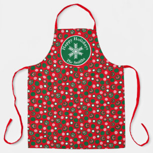 Snowflakes Christmas Apron