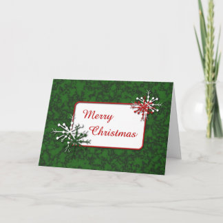 Snowflakes Christmas Card