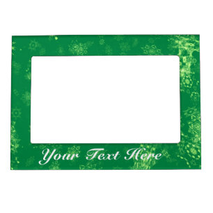 Snowflakes Christmas Magnetic Photo Frame