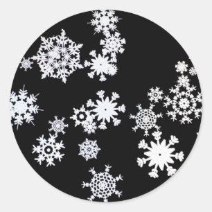 Snowflakes Christmas Stickers