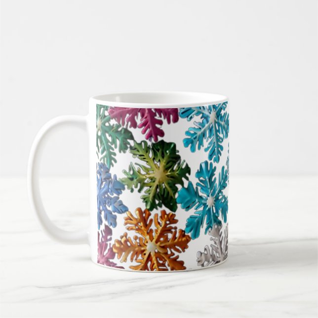 SNOWFLAKES COFFEE MUG (Left)