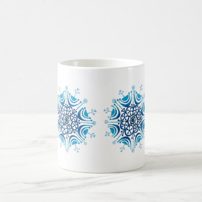 Snowflakes - coffee mug (Center)