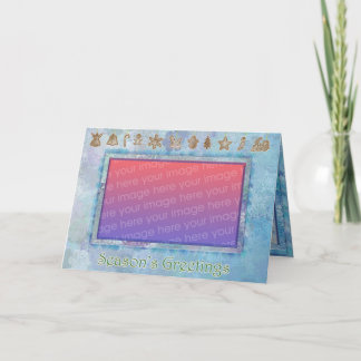 Snowflakes & Cookies Holiday Card