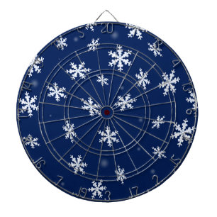 Snowflakes Dart Board