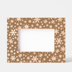 Snowflakes Design Engraved Frames