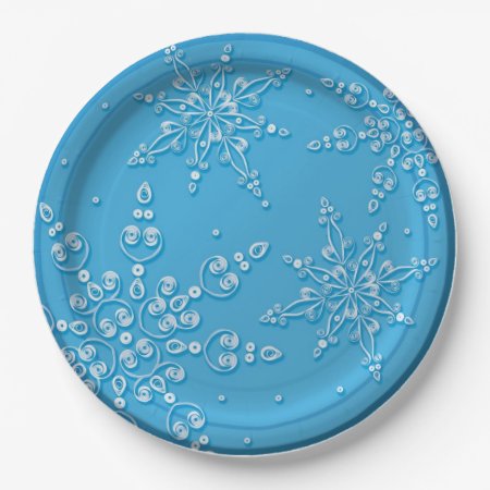 Snowflakes Dinner Plate