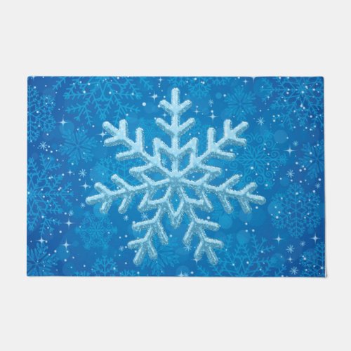 Snowflakes Doormat