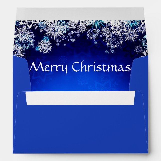 Snowflakes Envelope (Back (Bottom))
