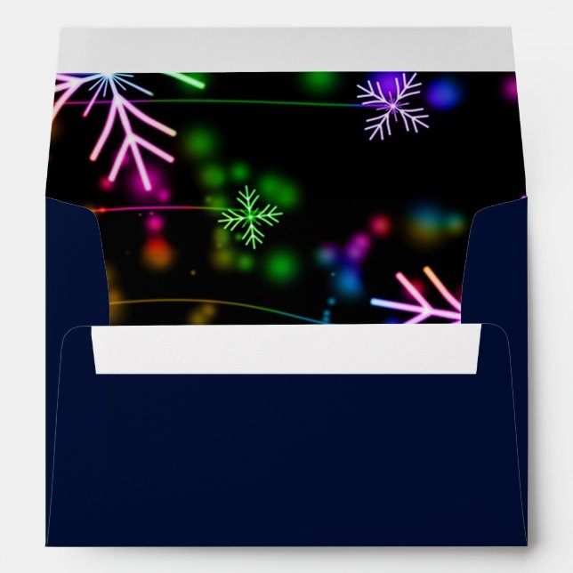 Snowflakes Envelope (Back (Bottom))