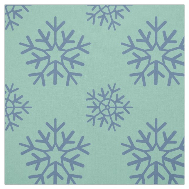Snowflakes Fabric (Swatch)