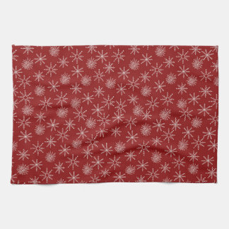 Snowflakes festive Christmas Kitchen Towel