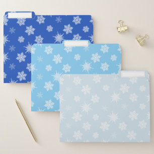 Snowflakes File Folder
