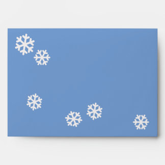 snowflakes for Christmas Envelope