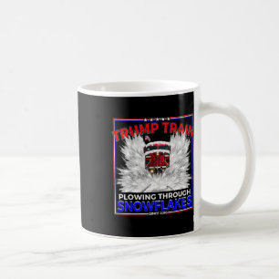 Snowflakes For President Trump! Maga Trump Train 2 Coffee Mug