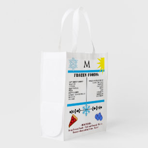 Snowflakes Frozen Foods Pizza Holds Up to 50 lbs Grocery Bag