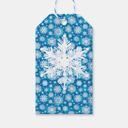 Snowflakes Gift Tags