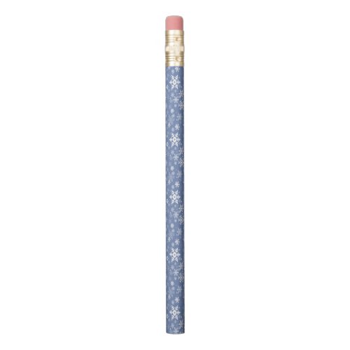 Snowflakes Graphic Customize Color Background on a Pencil