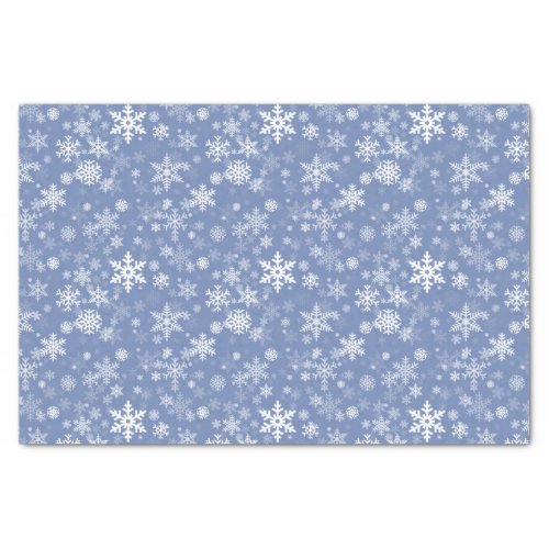 Snowflakes Graphic Customize Color Background on a Tissue Paper