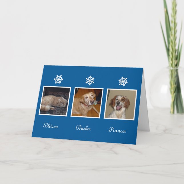 Snowflakes Hanukkah holiday story custom photo (Front)