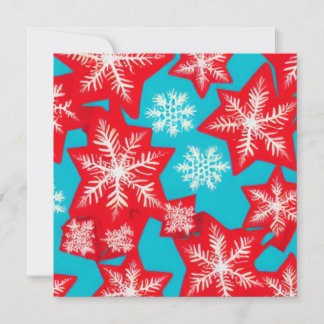 Snowflakes Holiday Card