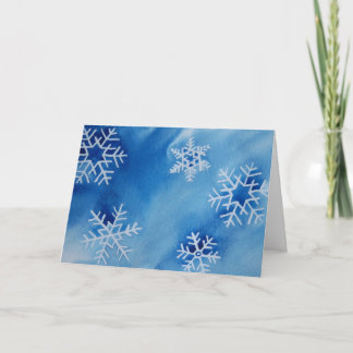 Snowflakes Holiday Card