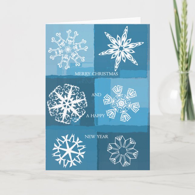 Snowflakes Holiday Card (Front)