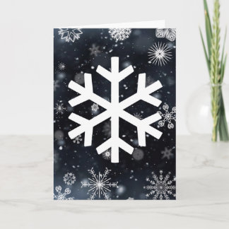 Snowflakes Holiday Card