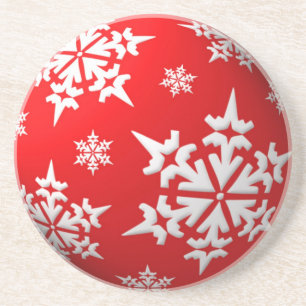 Snowflakes Holiday Coaster