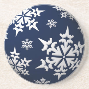 Snowflakes Holiday Coaster