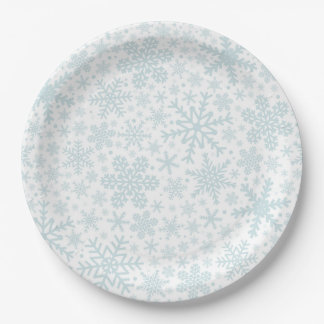 SNOWFLAKES | Holiday Paper Plates