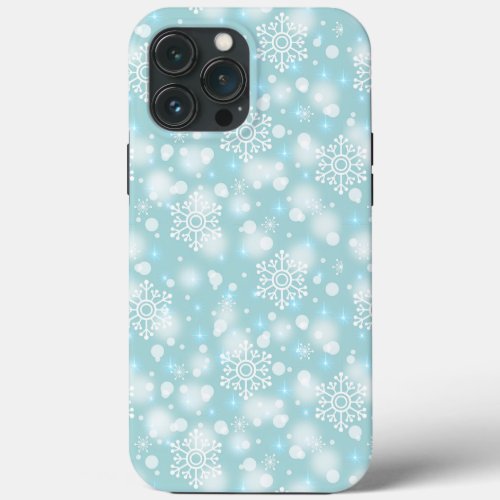 Snowflakes Holiday Winter Xmas Festive iPhone 13 Pro Max Case