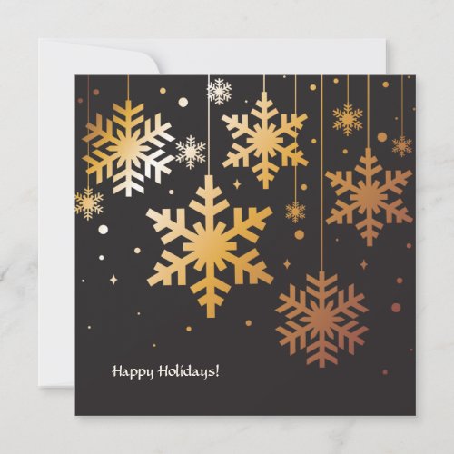 Snowflakes Hung With Care Holiday Photo Card