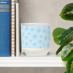 Snowflakes, Ice Blue, Icy Snowflakes, Snow Scented Candle