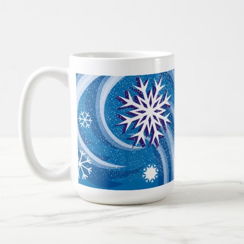 Snowflakes in the Wind _ Coffee Mug