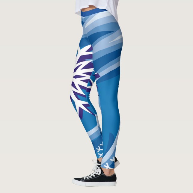 Snowflakes in the Wind - Leggings (Left)
