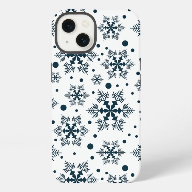 Snowflakes  iphone case (Back)