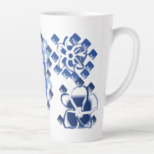 Snowflakes joy latte mug