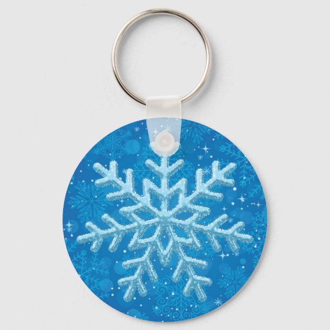 Snowflakes Keychain (Front)