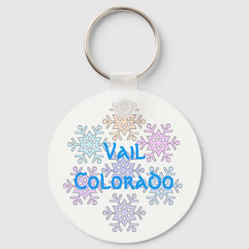 Snowflakes Keychain